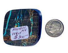 Load image into Gallery viewer, 118ct Royston Turquoise Nevada USA Natural Untreated Cabochon