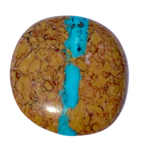 Load image into Gallery viewer, 14.5ct Royston Ribbon Turquoise Nevada USA Natural Untreated Cabochon