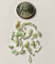 Load image into Gallery viewer, 7.00ct Rare Hiddenite Crystal Lot Adam’s Farm North Carolina Natural Untreated USA