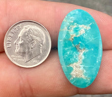 Load image into Gallery viewer, 11.0ct Mongolian Turquoise Mongolia Natural Blue Green Untreated Cabochon