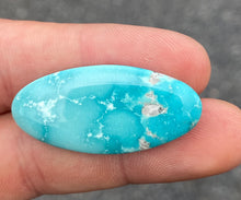 Load image into Gallery viewer, 24.0ct Mongolian Turquoise Mongolia Natural Blue Untreated Cabochon