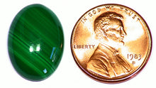 Load image into Gallery viewer, Malachite Cabochon Calibrated Natural From Congo