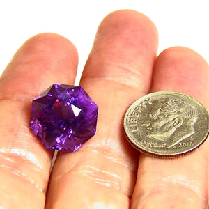 All natural bright purple Amethyst from Montana