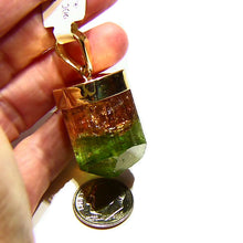 Load image into Gallery viewer, All natural 106ct tri color Tourmaline crystal
