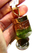 Load image into Gallery viewer, All natural 106ct tri color Tourmaline crystal