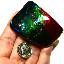 Load image into Gallery viewer, BIG Ammolite cabochon from Canada