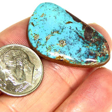 Load image into Gallery viewer, Large, natural Bisbee turquoise cabochon