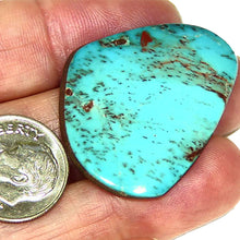 Load image into Gallery viewer, Unstabilized, natural Bisbee turquoise cab