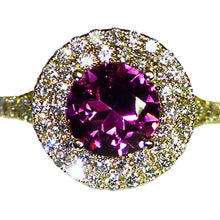 Load image into Gallery viewer, One of a kind natural spinel & diamond 14k gold ring