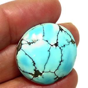 Gorgeous all natural lone mountain turquoise cabochon