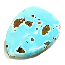 Load image into Gallery viewer, All natural, sky blue, Lone Mountain turquoise cabochon