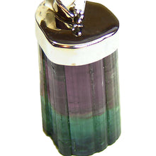 Load image into Gallery viewer, Big Sapo mine blue cap tourmaline pendant
