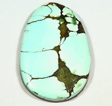 Load image into Gallery viewer, Rare White Lone Mountain Turquoise Natural Cabochon Nevada USA