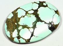 Load image into Gallery viewer, Rare White Lone Mountain Turquoise Natural Cabochon Nevada USA