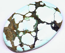 Load image into Gallery viewer, Rare White Lone Mountain Turquoise Natural Cabochon Nevada USA
