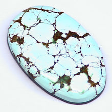 Load image into Gallery viewer, Rare White Lone Mountain Turquoise Natural Cabochon Nevada USA