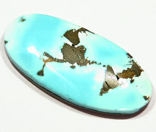 Load image into Gallery viewer, Lone Mountain Blue Turquoise Natural Cabochon Nevada USA