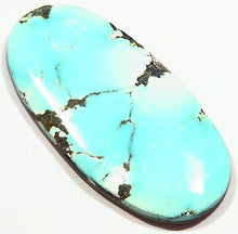 Load image into Gallery viewer, Lone Mountain Blue Turquoise Natural Cabochon Nevada USA