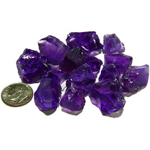 Load image into Gallery viewer, Flawless Amethyst facet rough parcel from Bolivia