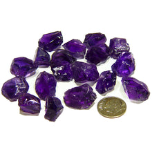 Load image into Gallery viewer, Beautiful clean facet rough parcel amethyst
