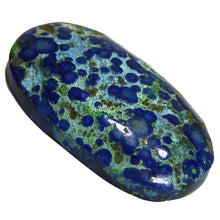 Load image into Gallery viewer, Natural Bisbee Azurite Bullseye Cabochon