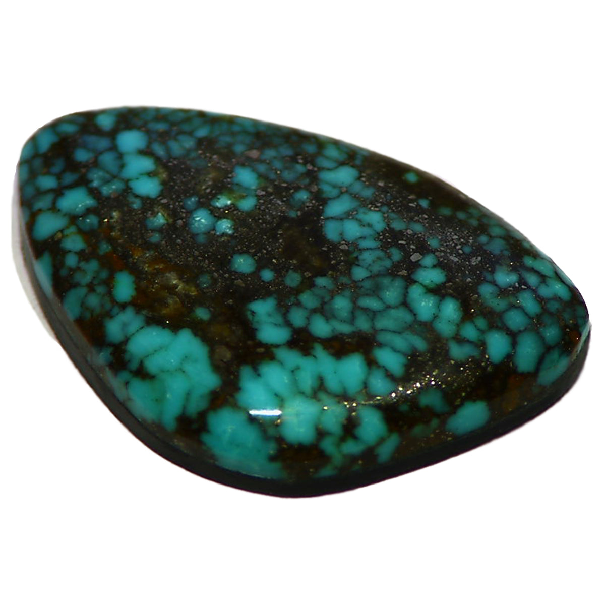 Natural Gem Bisbee Turquoise Cab 5.3 ct - レディースアクセサリー