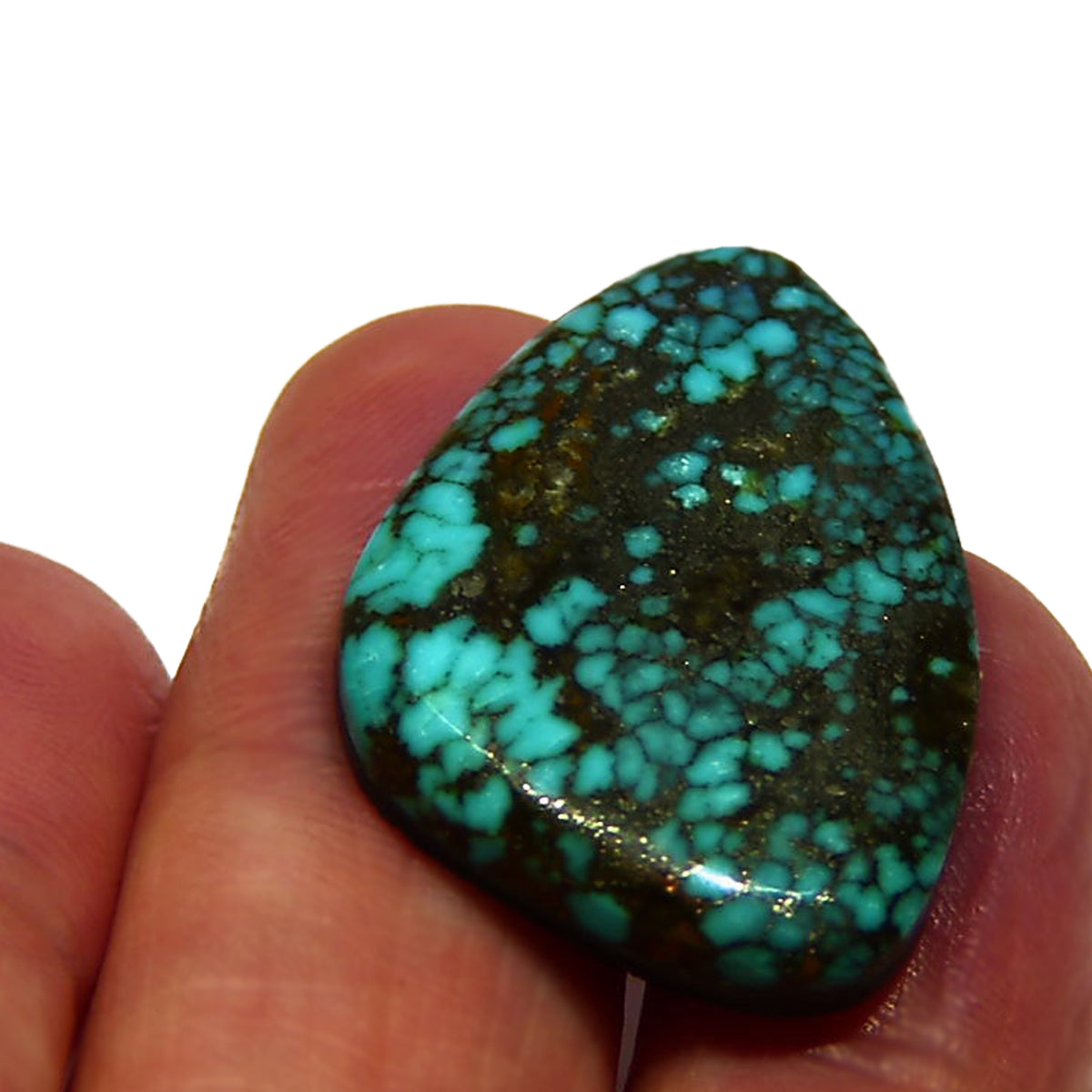 Bright Blue Bisbee Turquoise Cab 16.3ct Natural – PAK Designs Inc.