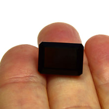 Load image into Gallery viewer, Emerald cut black tourmaline natural
