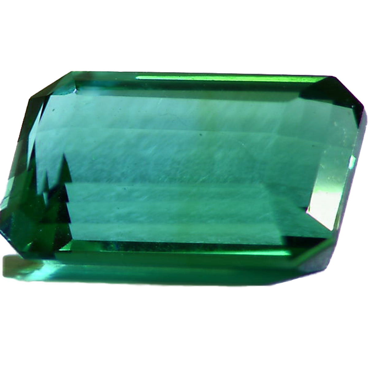 Magnifique Tourmaline Indigolite Bleu Indigo - 2,81 Ct - Naturelle Et Non Traitée - Rectangle Pans Coupés