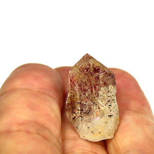 Collectible hamatite quartz specimen from Namibia