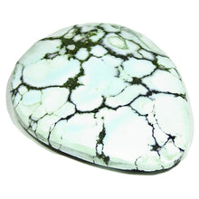 Load image into Gallery viewer, Natural nearly white Turquoise cab 54ct