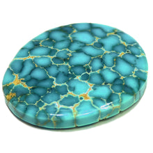 Load image into Gallery viewer, Vibrant blue natural Turquoise Lone Mountain cab