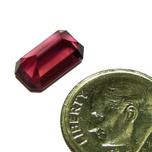 Load image into Gallery viewer, Rich pink Emerald cut natural Tourmaline