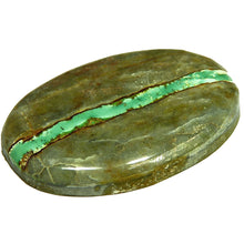 Load image into Gallery viewer, Ribbon turquoise cabs