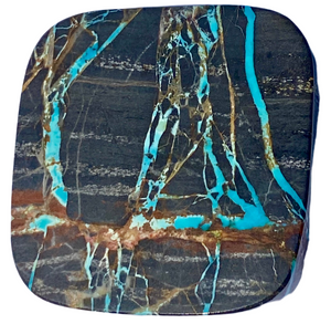 118ct Royston Turquoise Nevada USA Natural Untreated Cabochon