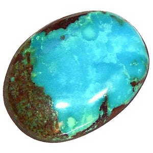 Natural oval Bisbee Turquoise