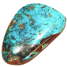 Load image into Gallery viewer, Untreated Bisbee Turquoise Cabochon
