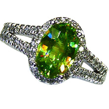 Load image into Gallery viewer, All natural sparkling rare green sphene
