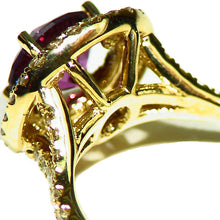 Load image into Gallery viewer, Color change purple spinel 14k ring
