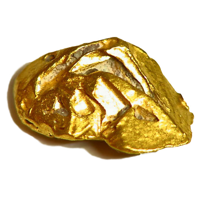 Naturally formed Venezuela gold crystal