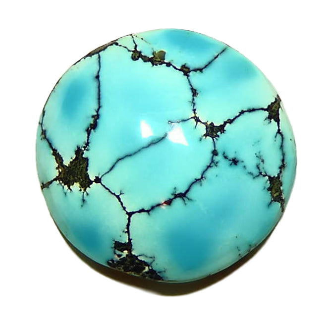 Very Nice 27.22ct Turquoise Lone Mountain Cabochon Natural Solid 22mm