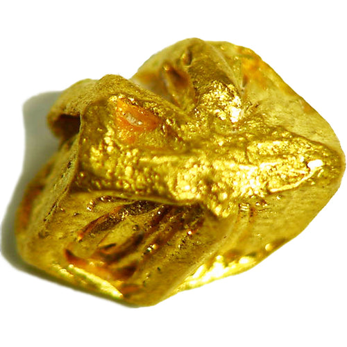 Naturally formed gold crystal specimen from Venezuela
