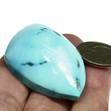 Load image into Gallery viewer, Rich blue all natural Sleeping Beauty Turquoise cabochon
