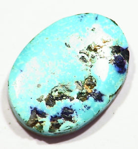 Lone Mountain Blue Turquoise Natural Cabochon Nevada USA