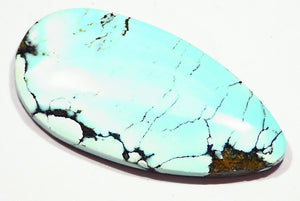 Lone Mountain Blue Turquoise Natural Cabochon Nevada USA