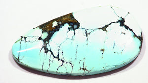 Lone Mountain Blue Turquoise Natural Cabochon Nevada USA