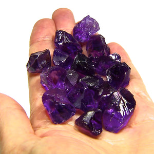 Clean Amethyst cutting rough from Bolivia