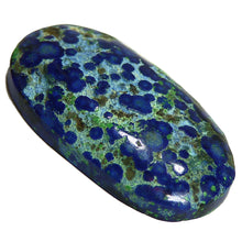 Load image into Gallery viewer, Natural Bisbee Azurite Bullseye Cabochon
