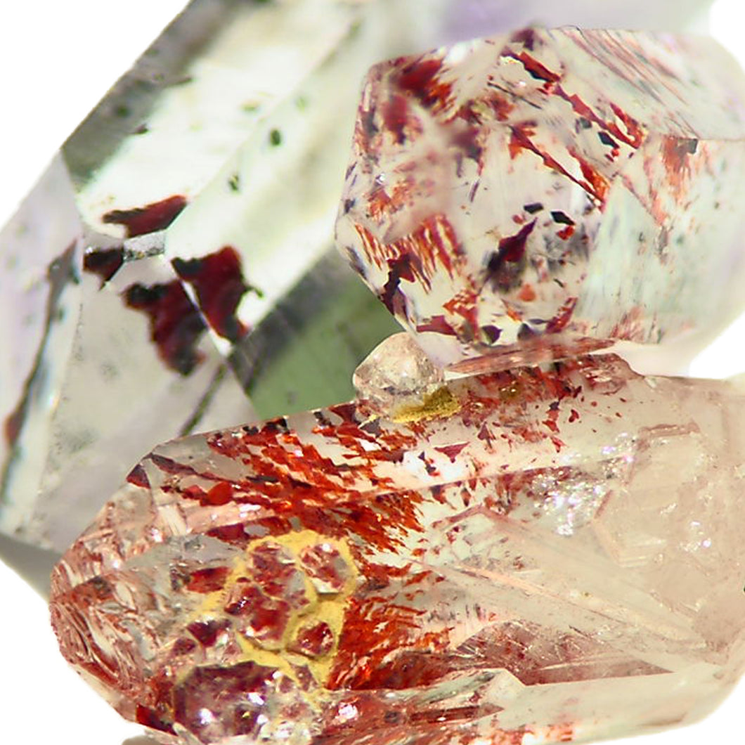 Goboboseb hematite quartz crystals
