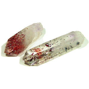 Harlequin hematite quartz Namibia Goboboseb